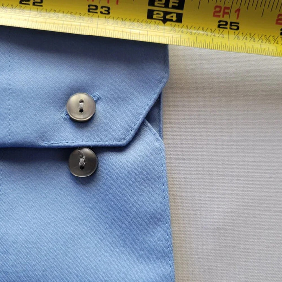 Geoffrey Beene Classic Fit No Iron Men's Button Down Shirt (Neck Size: 18) - Picture 10 of 13